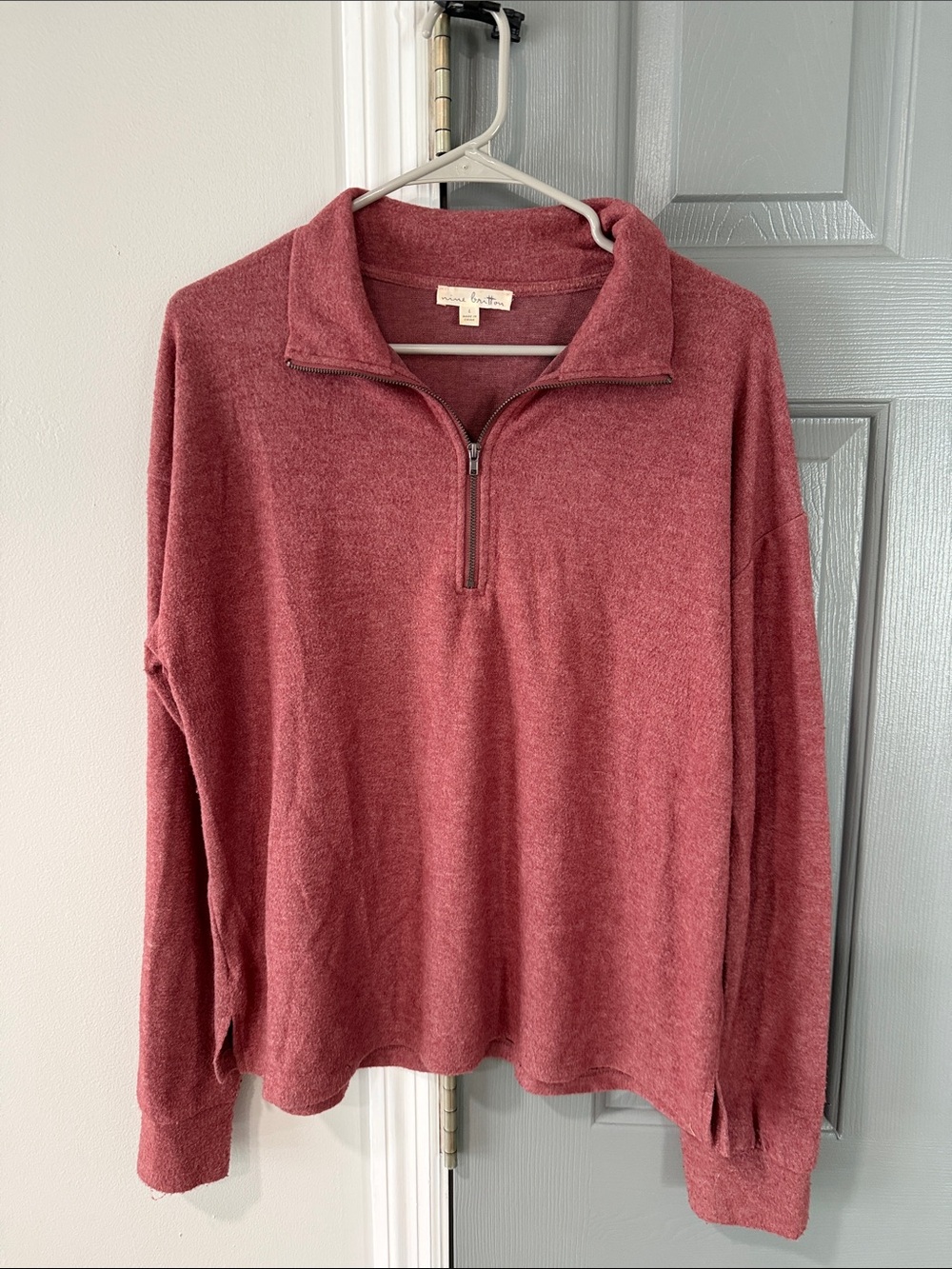 Women’s Rose Quarter-Zip Sweater